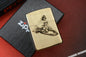 RARE Zippo WW2 Ride The Rocket Nose Art - Brass Lighter