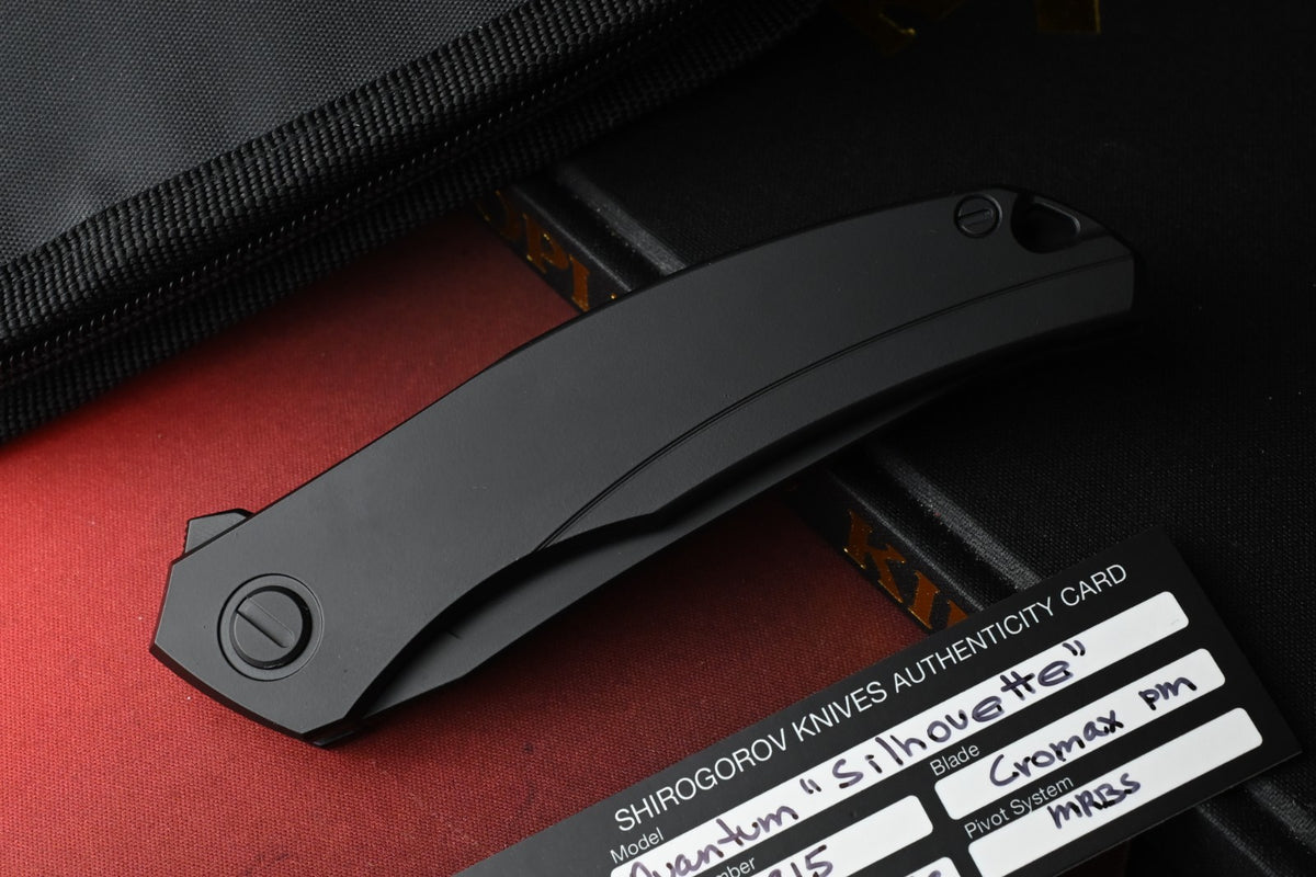 RARE Shirogorov Quantum Silhouette - Black Cerakote Ti / Climax PM Blade MRBS