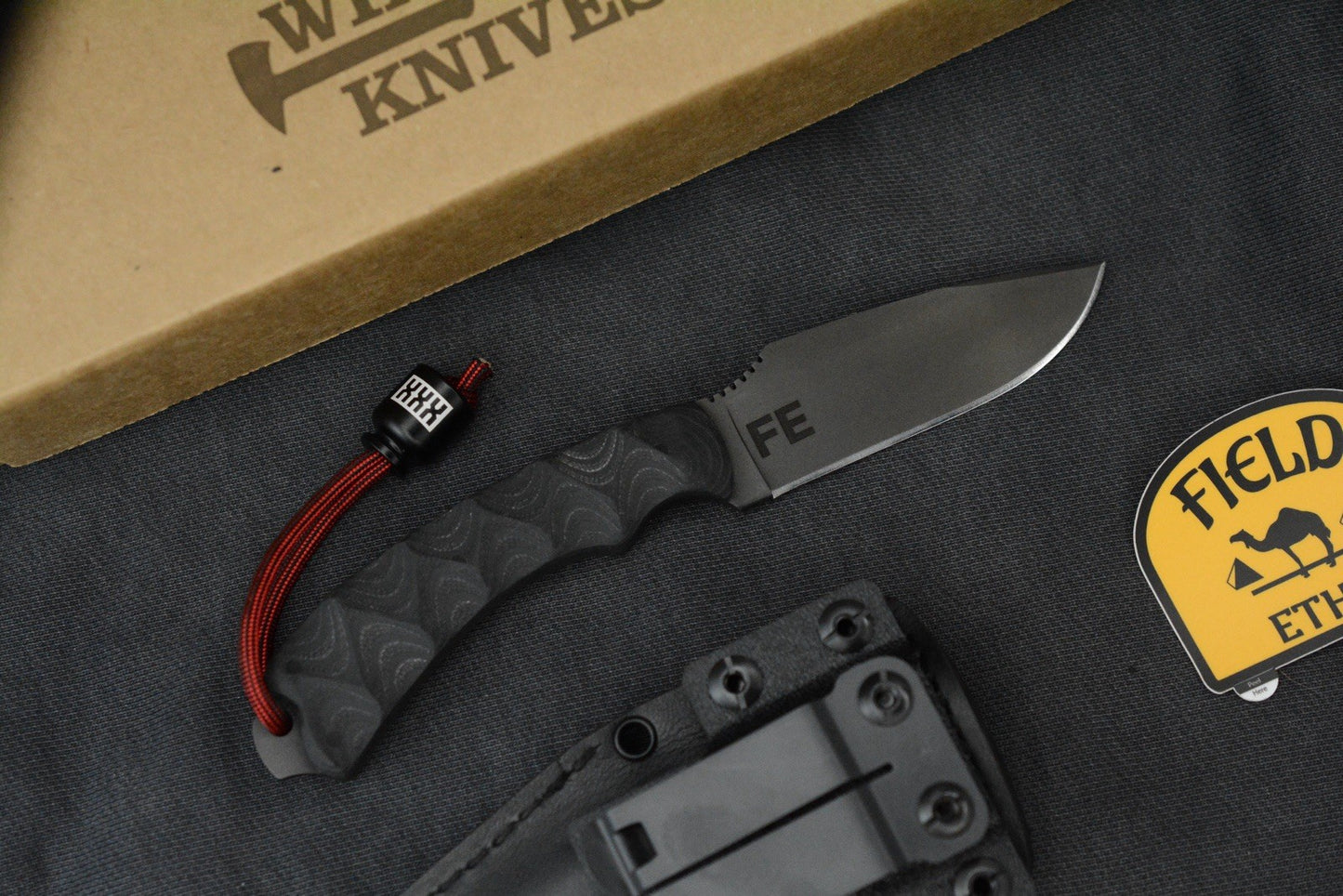 RARE Winkler x Houin x Field Ethos - Sweet T Amerigrip LTD ED w/ Sheath & Bead