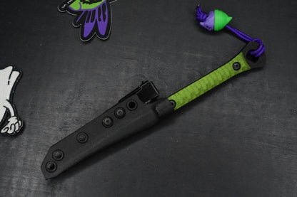 RARE Half Face Cardiac Spike Halloween SE Toxic Green w/Skull & PDW Patch