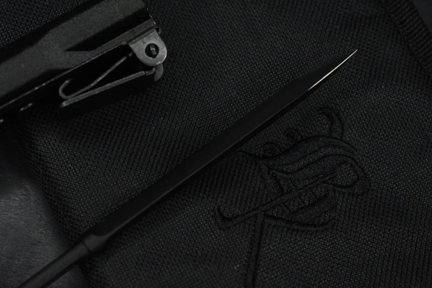 NEW Bastanelli Creations Ventilation Black PVD DC53 Spike w/ Micarta Bead