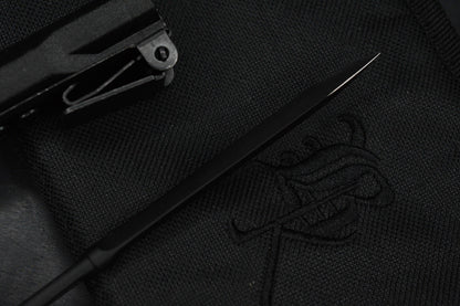 NEW Bastanelli Creations Ventilation Black PVD DC53 Spike w/ Micarta Bead