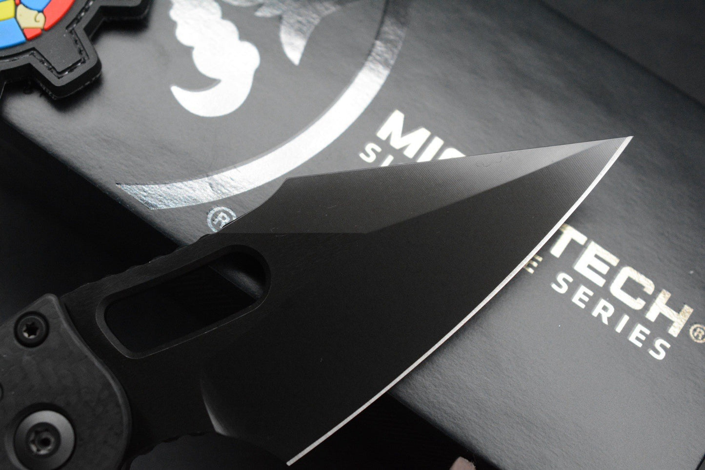 NEW Microtech Stitch-Ram-Lok Carbon Fiber Black DLC w/ Fallout Pack & Bead