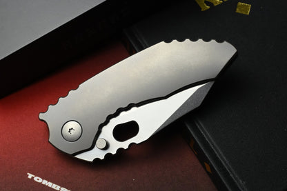 RARE Dalibor Bergam Knives DRACO - Integral Ti / Polished SW S90V w/ Hardware
