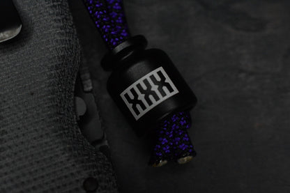 NEW Spyderco Shaman Grey Micarta Black DLC M390 Drop Point  w/ Poison Bead