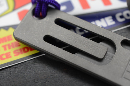 NEW Nice Guy Machine Co x Gil-Tek Minimalist Utility Knife - Ti w/ TKW Bead