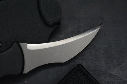 NEW Kopis Designs x Ed Calderon L-Via Field Knife Matte 154CM w/ Trainer & Patch