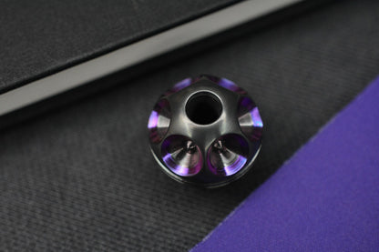 RARE Renaissance Creations Large Star Reactor Timascus Ano -Ti Bead