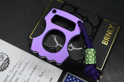 NEW BRNLY Cypop Halloween Toothy Purple LE - Engraved Bottle Opener w/ Rock Bead