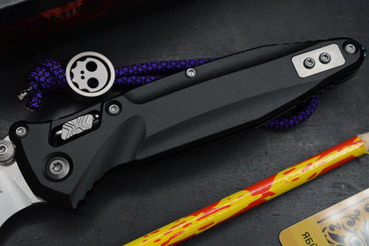 NEW Microtech Socom Delta RAM-LOK Aluminum Black/ M390 w/ John Wick Pack & Bead
