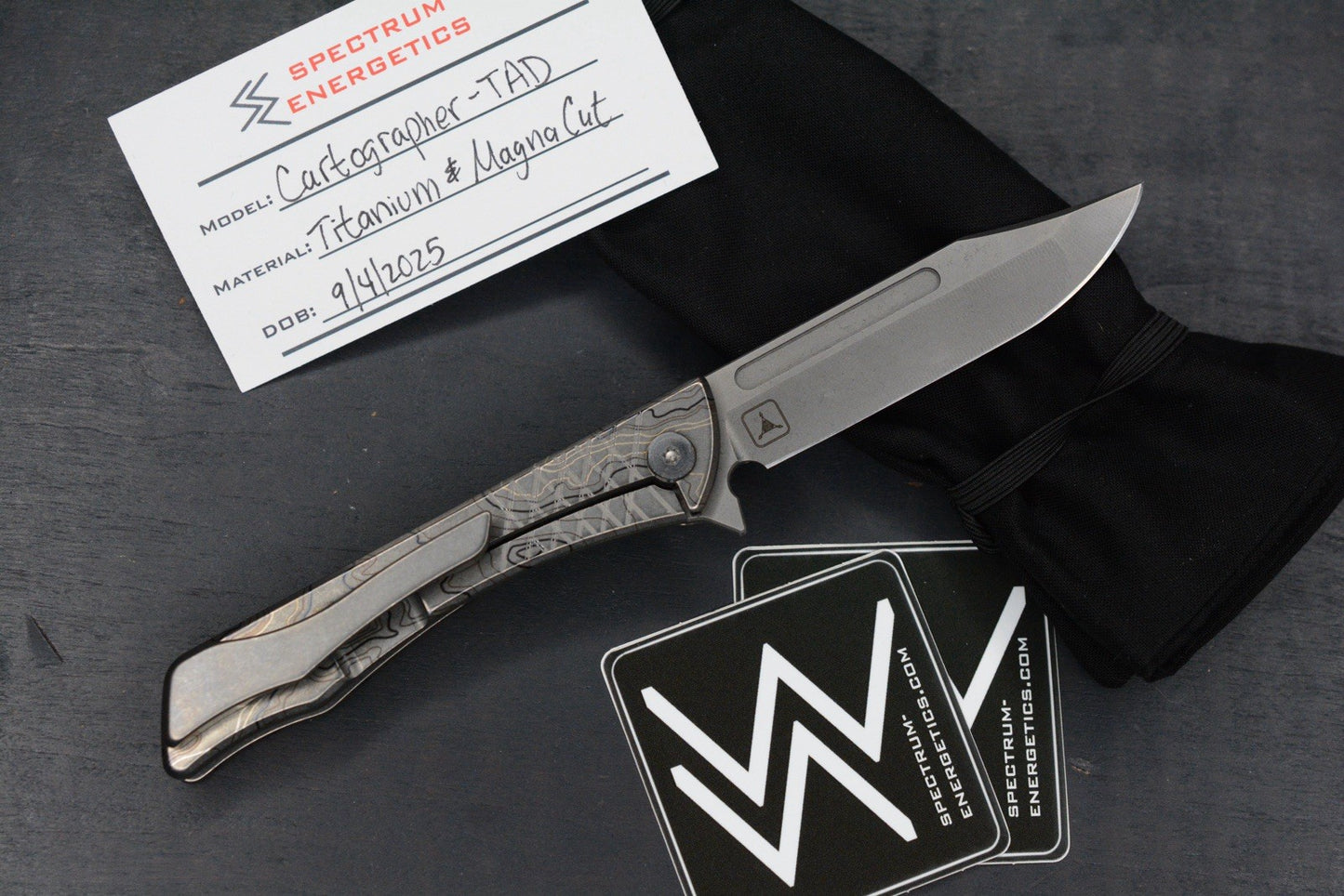 NEW Triple Aught Design x SE Streamlined Cartographer Topo Ti/Magnacut Blade TAD