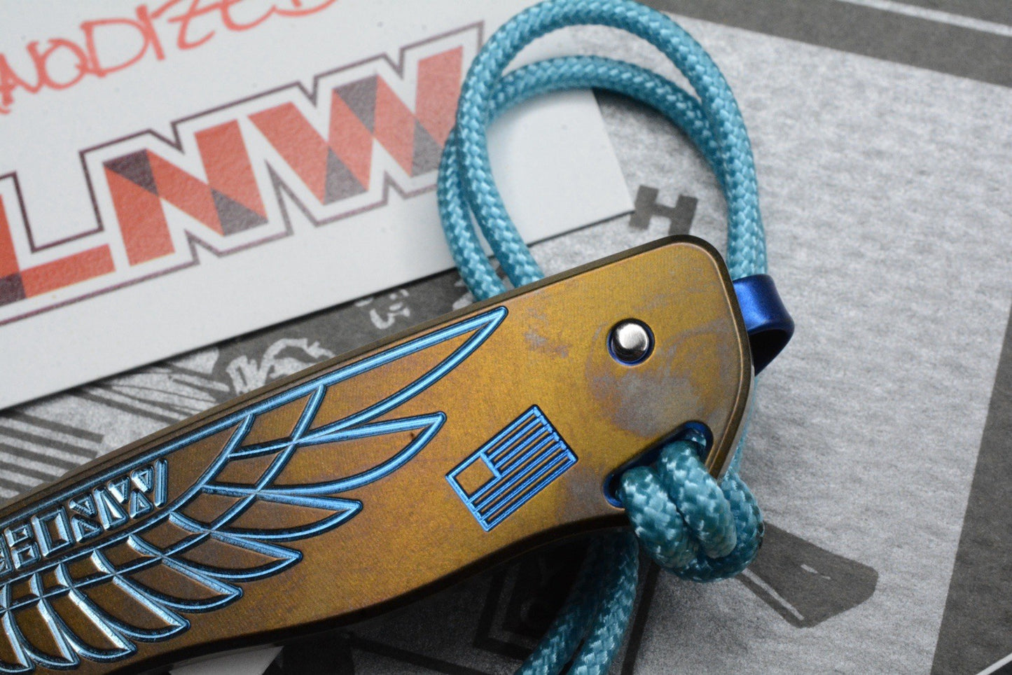 NEW Lynch Northwest V2.7 Double Wing Makers Choice Ano Pry w/ Custom Bead & COA