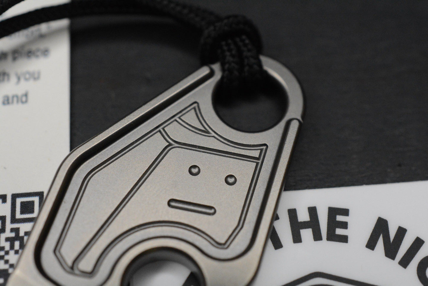 NEW Nice Guy Machine Co Return To Home Fob 2.0 Ti Pry NGMCo w/ Rare Micarta Bead