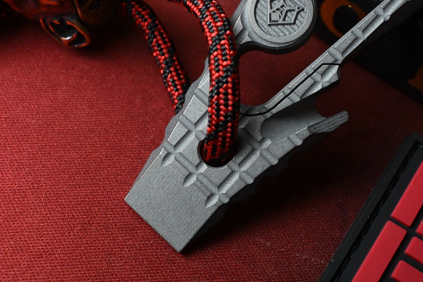 RARE Monkey Edge x Shirogorov Zaika - Frag Pattern Ti w/Monkey Bead & MEFP Patch
