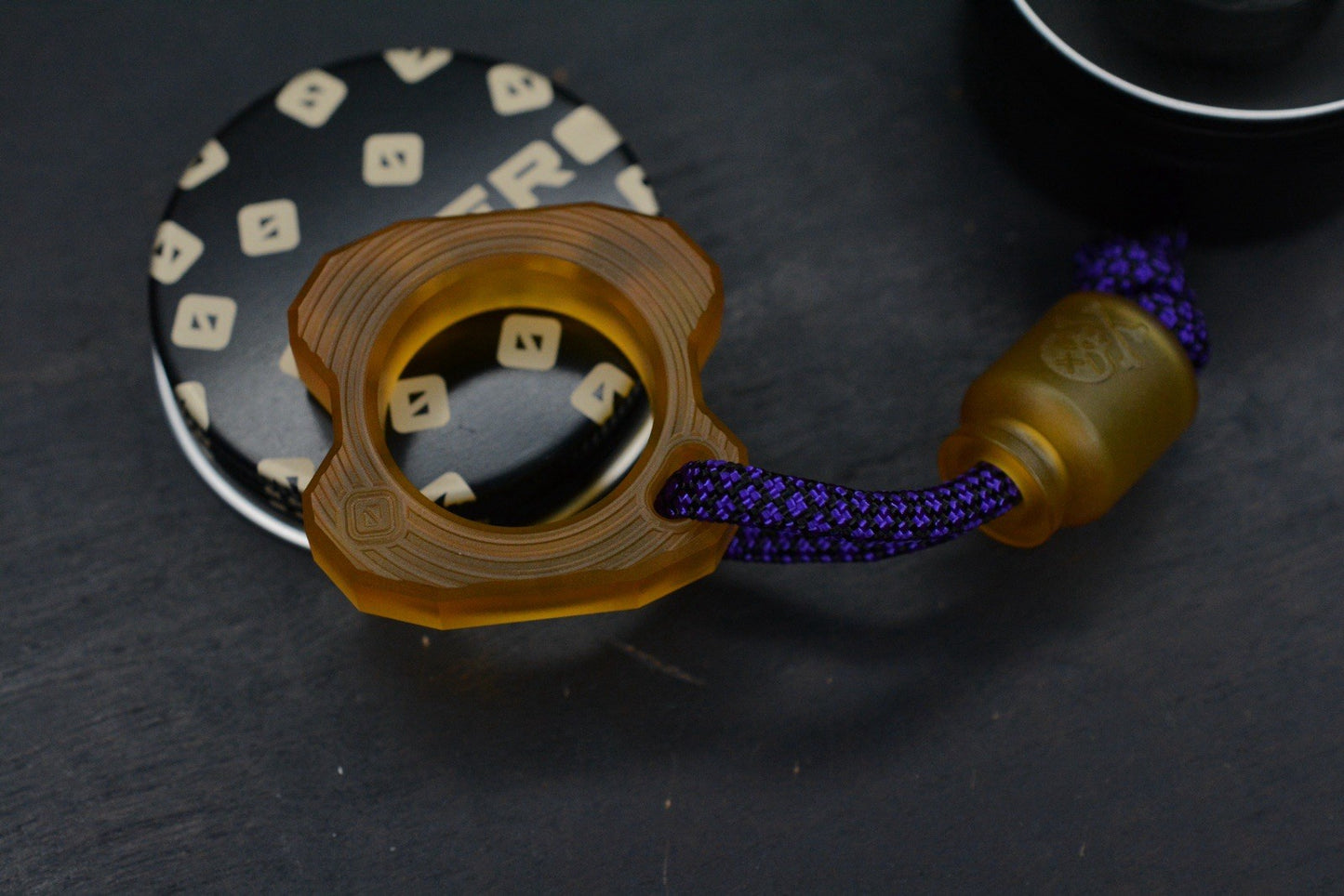 NEW Wyste Cogent Zero Etched & Polished Ultem Bottle Opener w/ Ultem Poison Bead