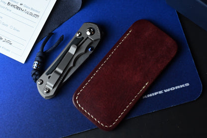 NEW Chris Reeve Small Inkosi - SW Insingo / Glass Blasted Ti /Blue Denim Micarta
