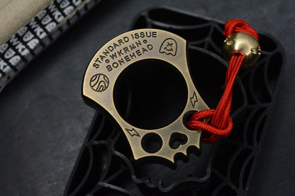 NEW Wkrmn Bonehead Spider Bite - Spider Web Design Brass w/ Brass Bead