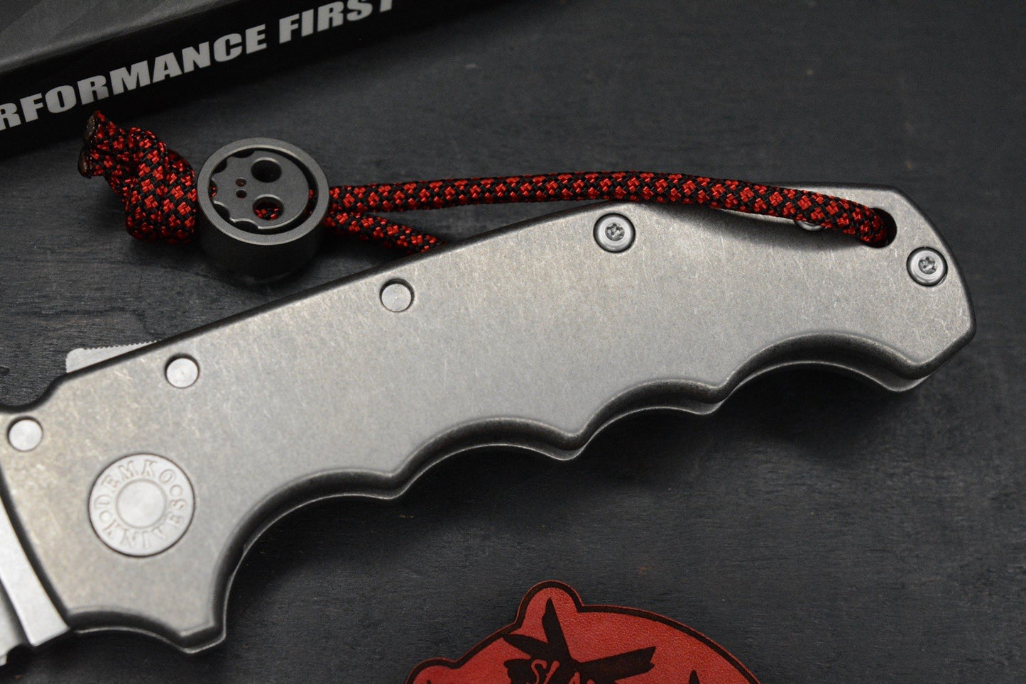 NEW Demko MG AD20 FULL SIZE Smooth Ti Shark Lock / Drop Point MagnaCut