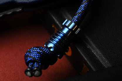 NEW Thermal Tactical Ambient - Navy Blue G10 / Stonewashed M390 w/ Radiator Bead