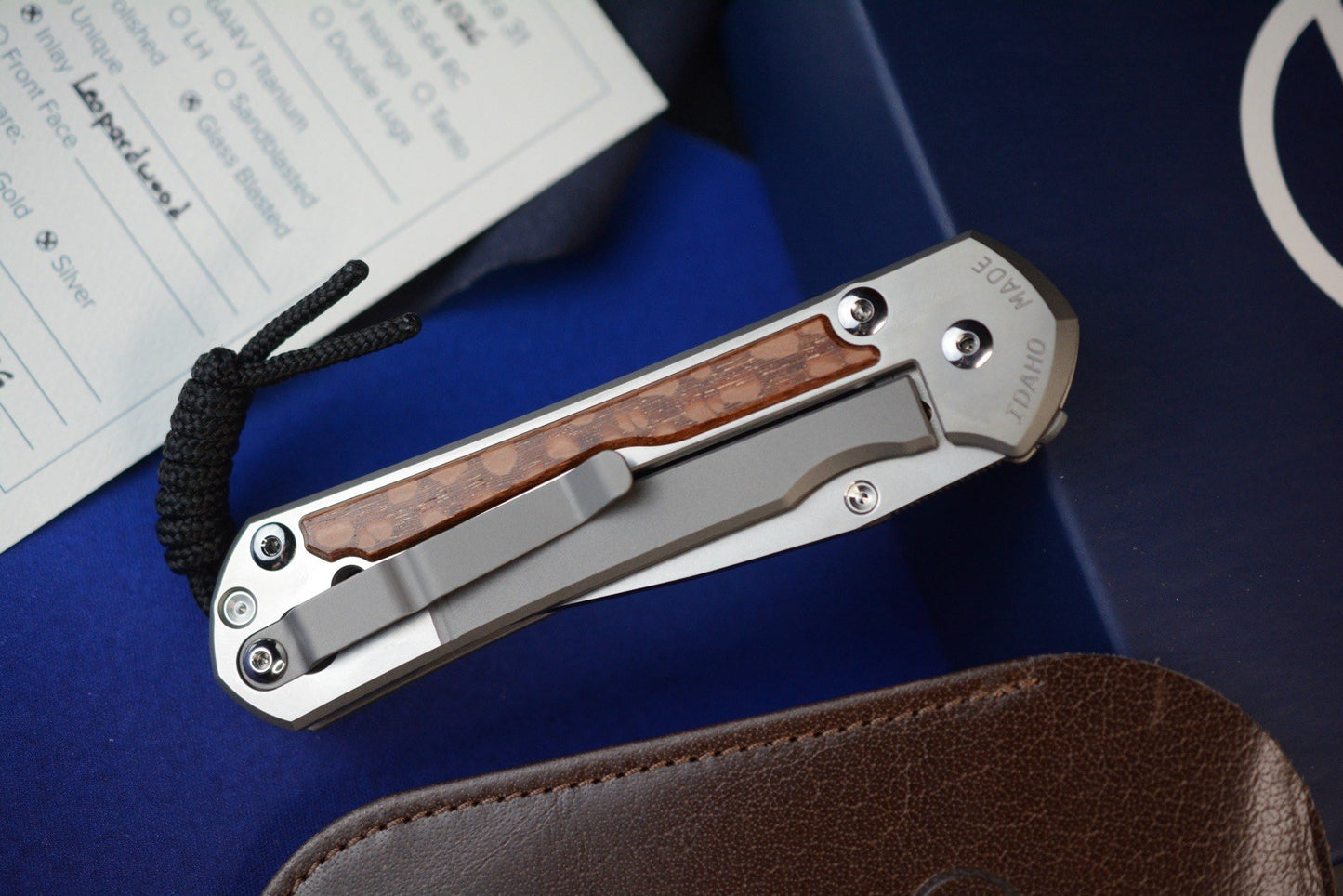 RARE Chris Reeve Large Sebenza 31 Annual 2026 Leopard Wood / Magnacut