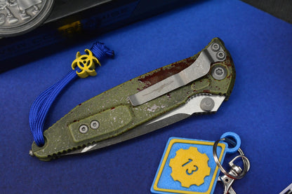 NEW Microtech SOCOM Elite T/E Outbreak w/ Fallout Pack & Biohazard Bead