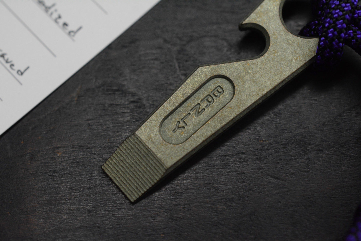 NEW BRNLY Polly Pry-Rose Plain Jade SW Ti w/ Jade Jimped Bead