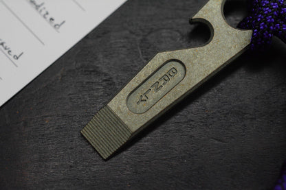 NEW BRNLY Polly Pry-Rose Plain Jade SW Ti w/ Jade Jimped Bead