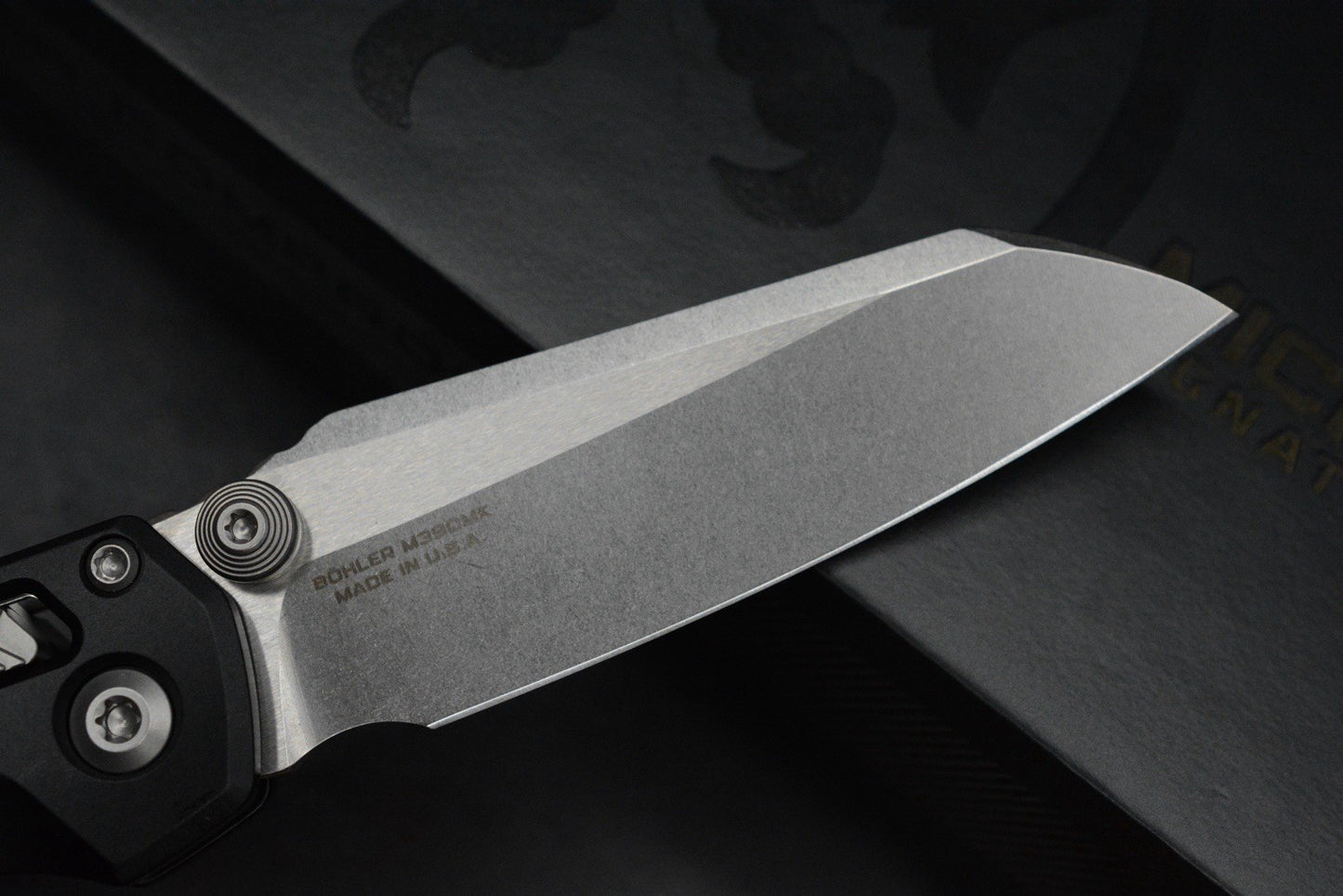 NEW Microtech MSI MINI Proof Run Low SN 008 - SW M390K / Black Aluminum Frag
