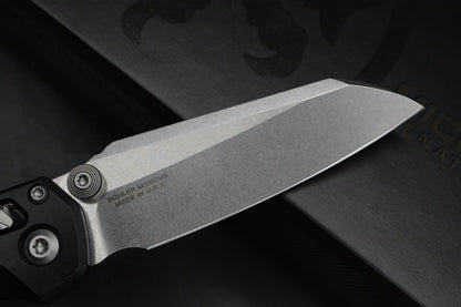 NEW Microtech MSI MINI Proof Run Low SN 008 - SW M390K / Black Aluminum Frag
