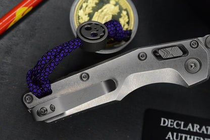 RARE Microtech MSI MINI -  Marfione Selects / Smooth Titanium w/ John Wick Pack