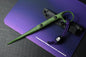 RARE Half Face Blades Ringed Cardiac Spike - Zombie Green w/ Poison Bead