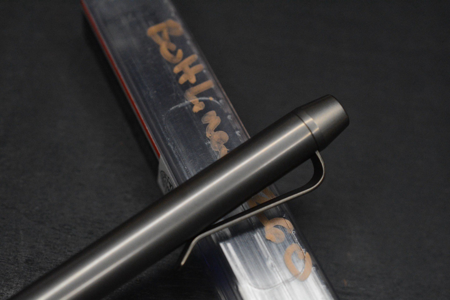 NEW Ti2 Design x Borka Blades Boltliner - Red Skulls Full Size Pen