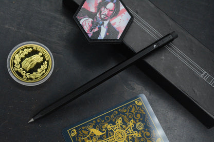 CUSTOM John Wick Ti #2 Pencil/ Spike - Graphite Tip Glass Breaker w/ Wick Pack