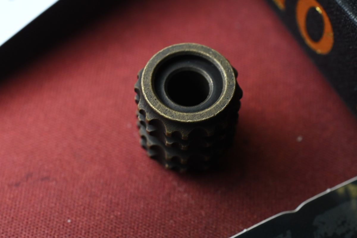 NEW Griffin Combat M990 Full Size Lanyard Bead - Aged Brass Tread Pattern
