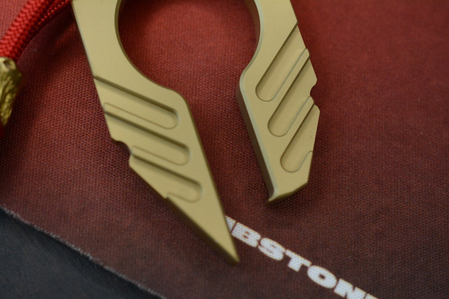 New Pharaoh EDC Matte Brass Bottle Opener w/ COA & Brass Molar Bead