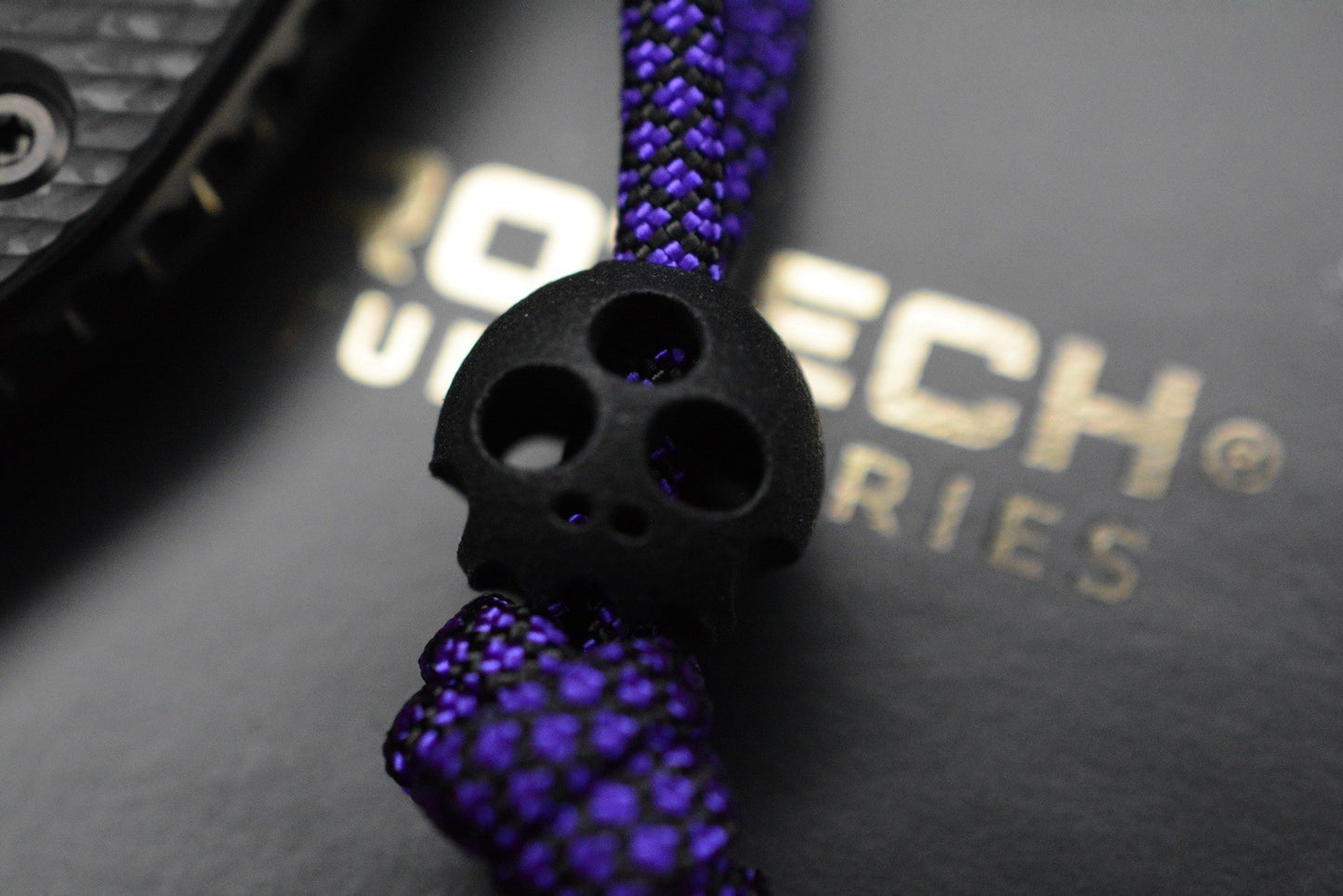 NEW Microtech Stitch-Ram-Lok Carbon Fiber Black DLC w/ Playge Skall & Extras