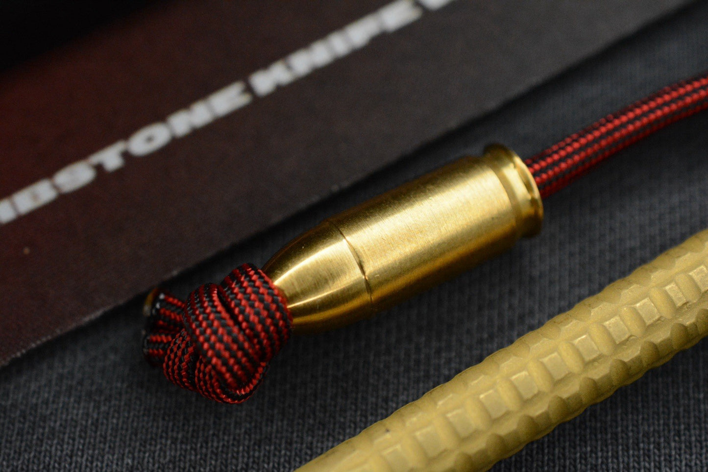 RARE Microtech TAC-P Ti PVD Gold Spike w/ John Wick Pack & Bullet Bead