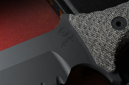 NEW Chris Reeve Knives Pacific - Part Serr Magnacut / Black Canvas Micarta