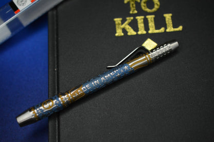 NEW Starlinger x Ti2 Design x Monkey Edge Techliner Pen - Titanium America 250