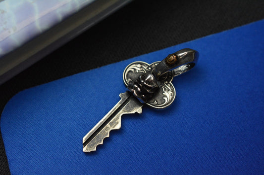 RARE Starlingear Bruiser Gear Key Sterling Silver Pendant