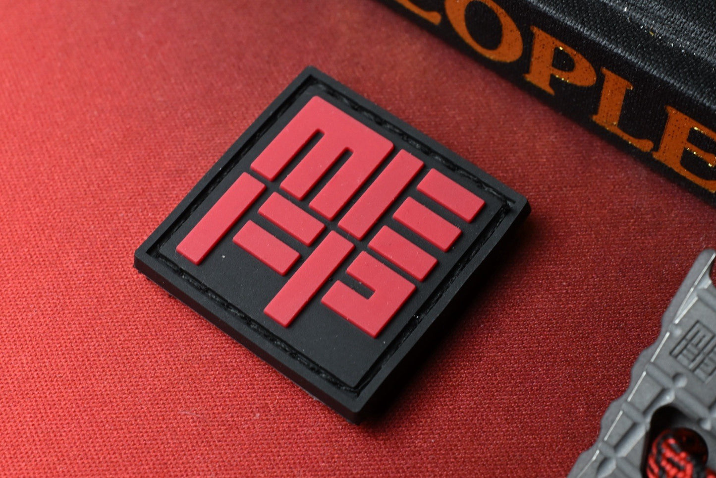 RARE Monkey Edge x Shirogorov Zaika - Frag Pattern Ti w/Monkey Bead & MEFP Patch