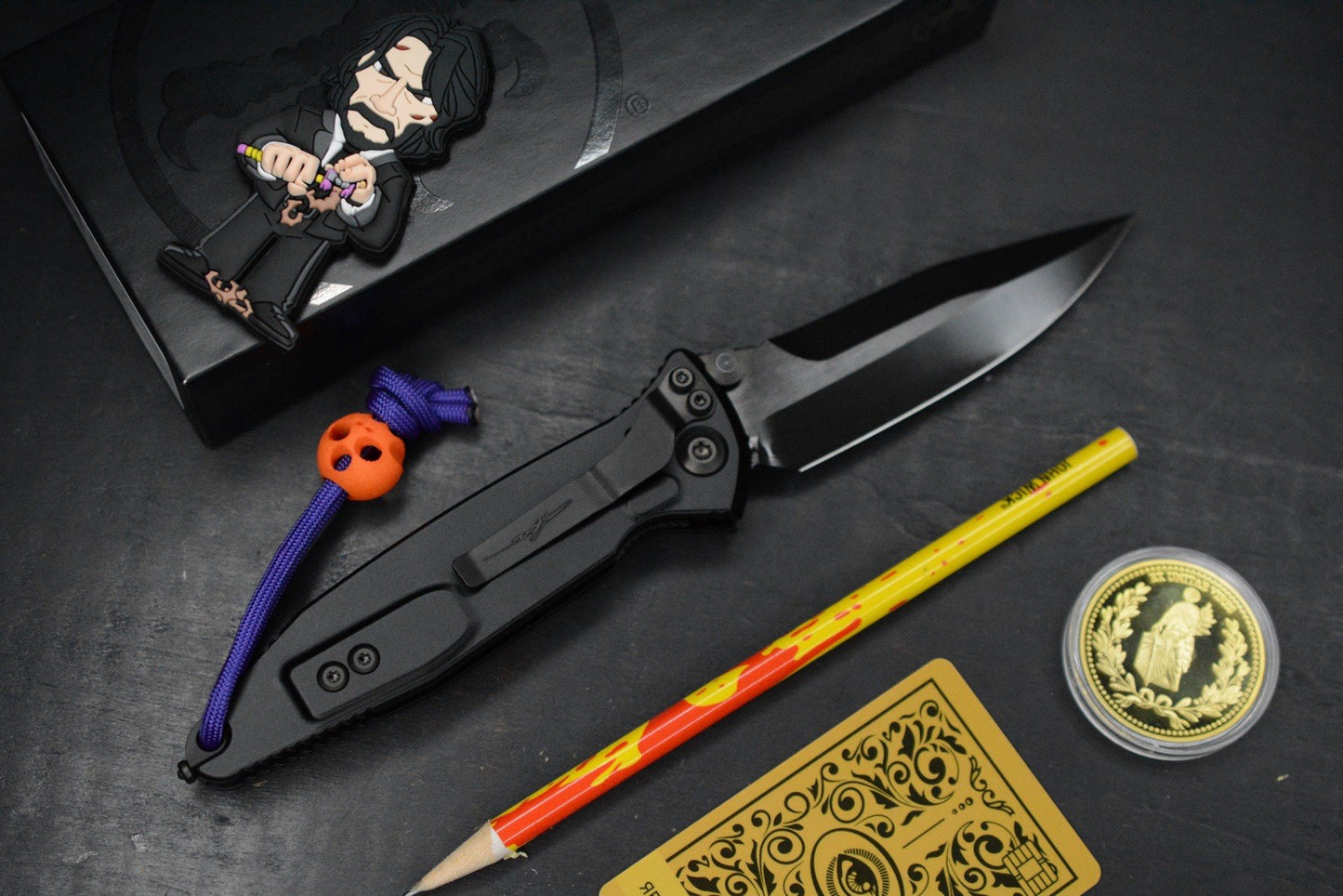 NEW Microtech Socom Shadow Carbon Fiber Inlay Spearpoint w/ Playge & Wick Pack