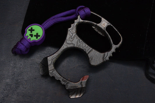 RARE Triple Aught Design Rook TOPO Ti / Bottle Opener w/ Wkrmn Skull Bead