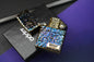 RARE +Japanese Custom Zippo 5 Side Blurple Ano Hammered  Rock Finish