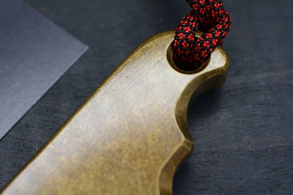 RARE Wild Bill Fist Filler Brass Bottle Opener w/ Custom Molar Re JRW Microtech