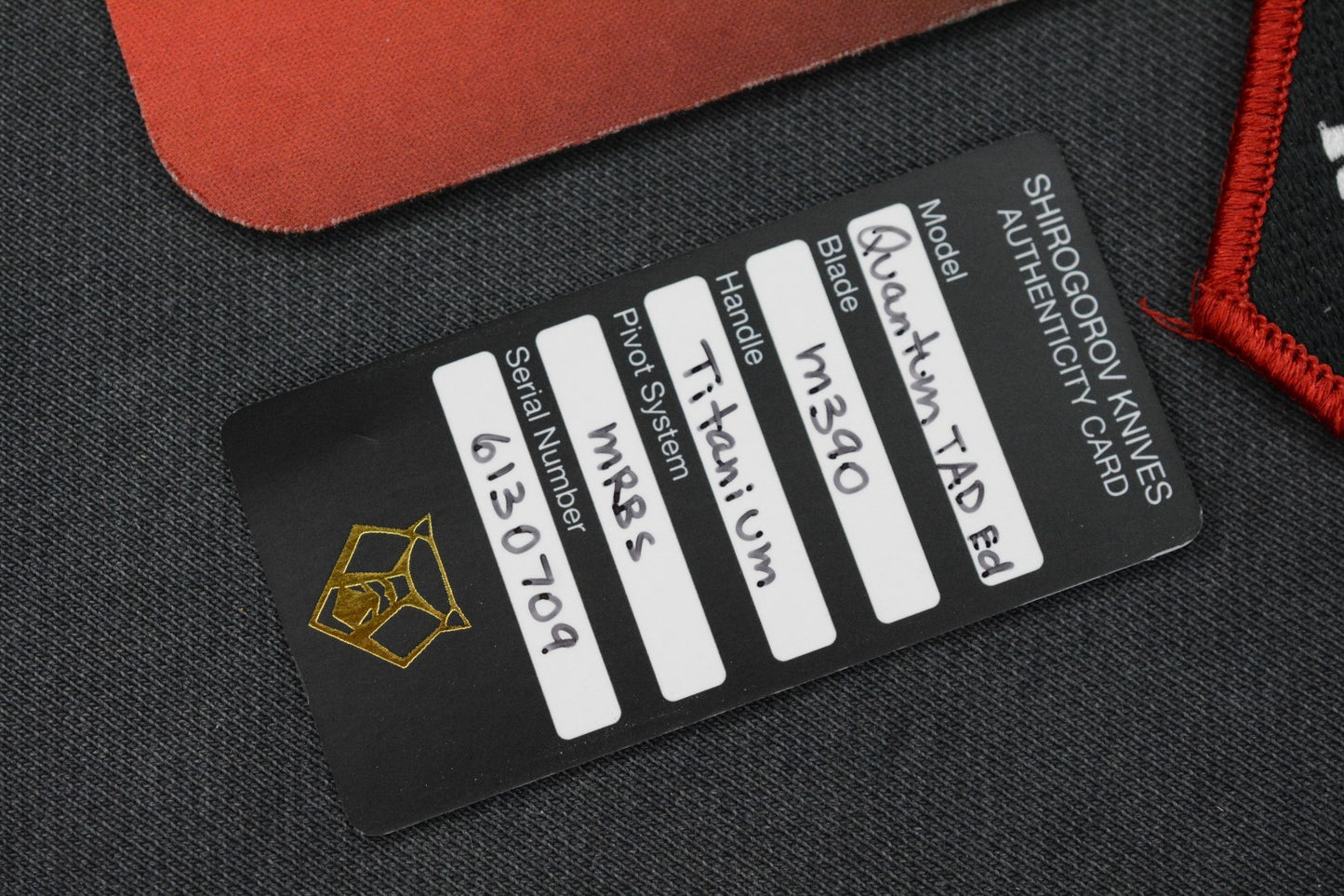 NEW Shirogorov x Triple Aught - Q M390 Stonewash Ti Lasered Topo 1 Of 5 Made