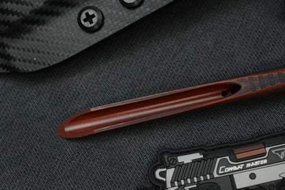 RARE Microtech TAC-P PVD “Ltd Ed. Deadpool Spike” Apocalyptic Red w/ DP Pack