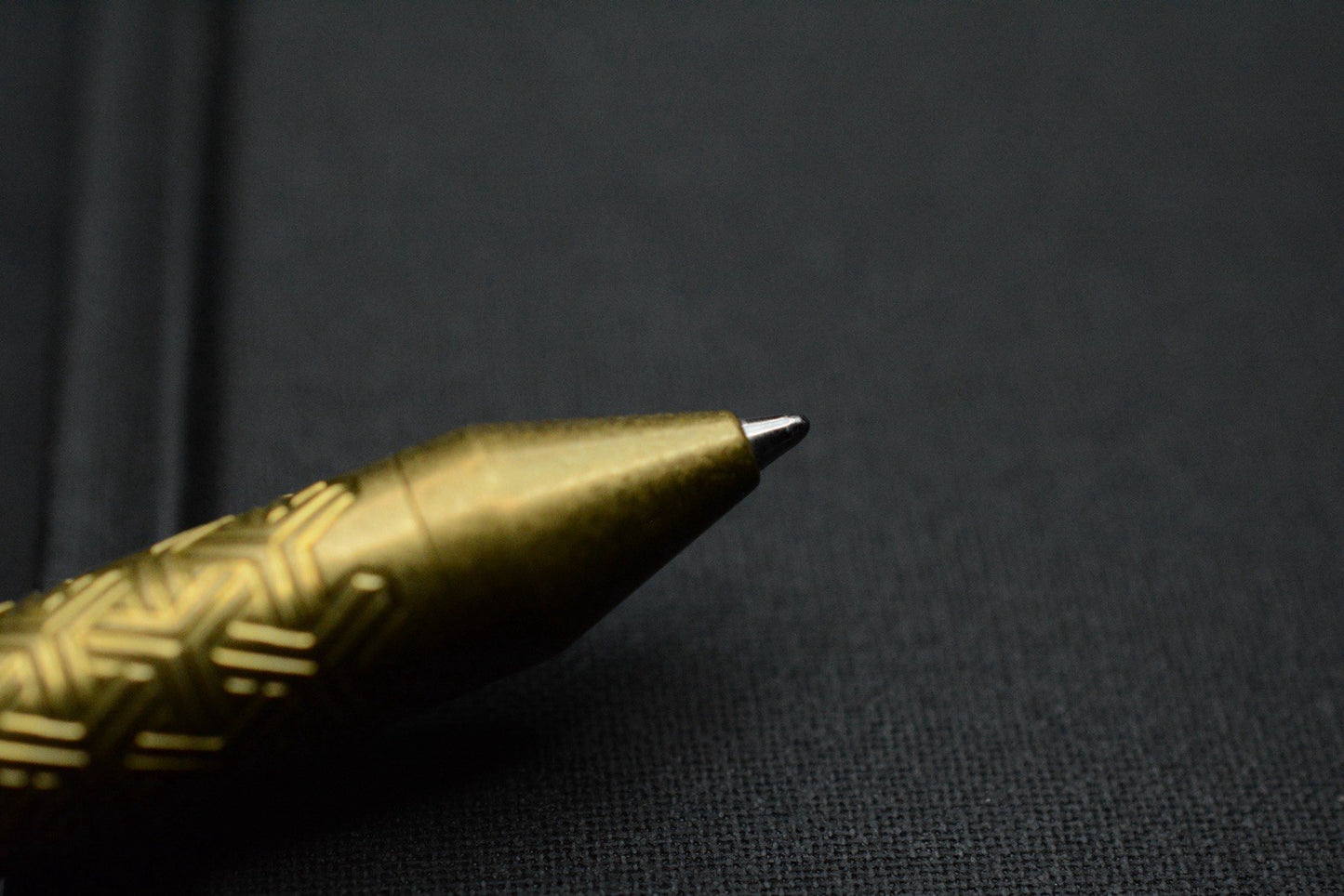 RARE Nottingham Tactical G2 Double Lock - YNOTTY Design Brass Pen
