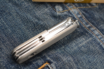 RARE Daily Customs x Victorinox Super Tinker Pinstripe Ti w/ Zitanium Inlay