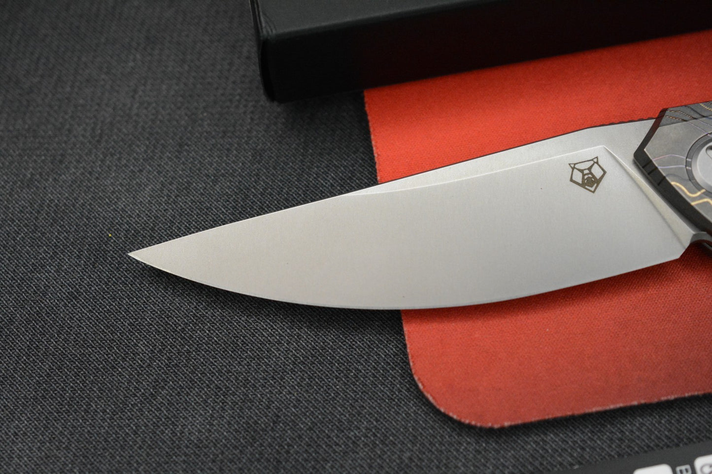NEW Shirogorov x Triple Aught - Q M390 Stonewash Ti Lasered Topo 1 Of 5 Made